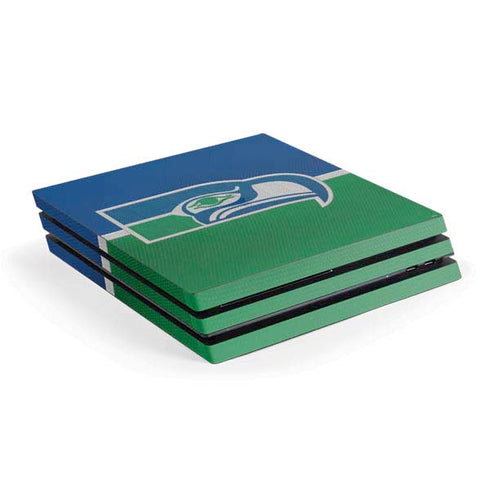 NFL Seattle Seahawks Vintage PS4 Pro Console Skin